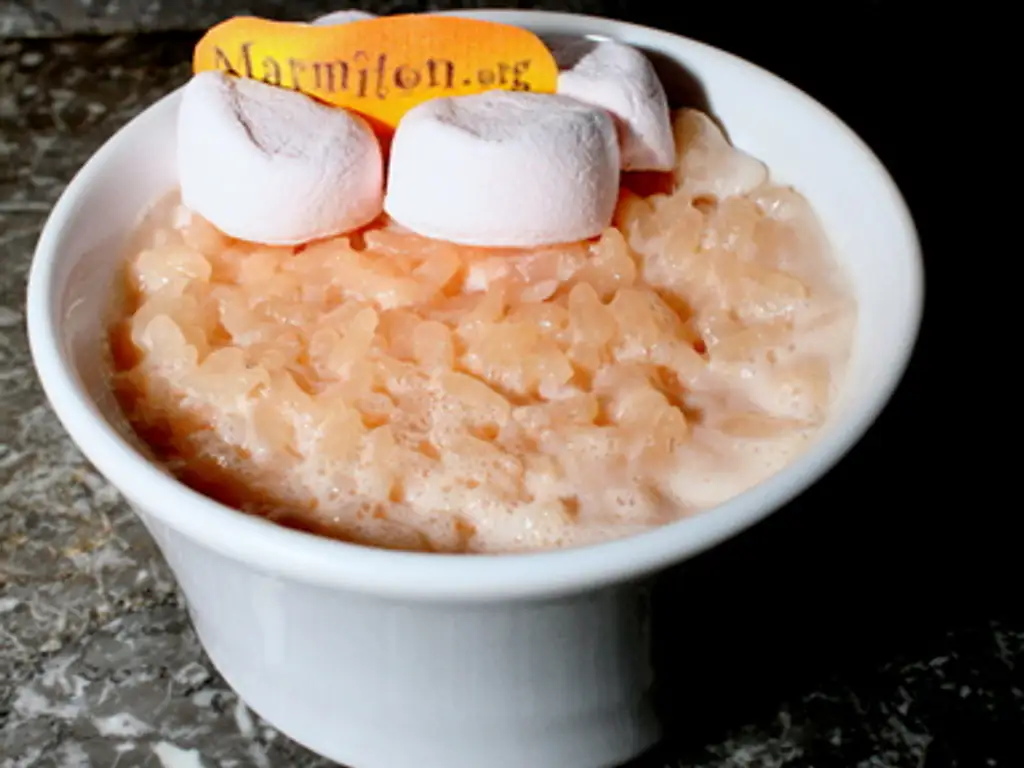 riz au lait à la guimauve
