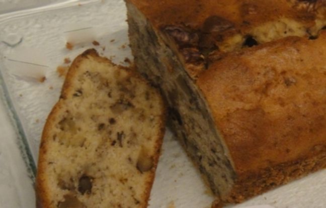 Cake à la banane et aux noix : Recette de Cake à la banane et aux noix ...