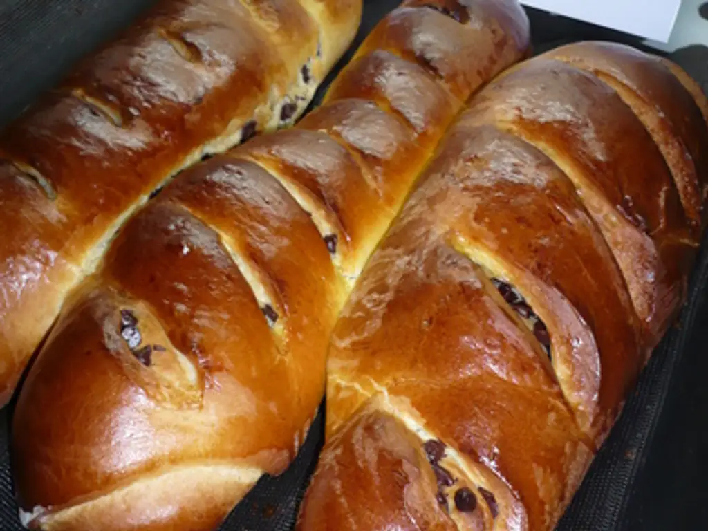 baguettes viennoises aux pépites de chocolat