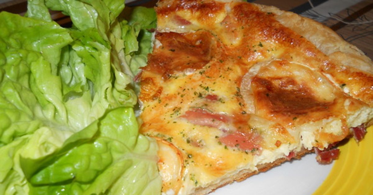 Quiche Pancetta chèvre recette de Quiche Pancetta chèvre