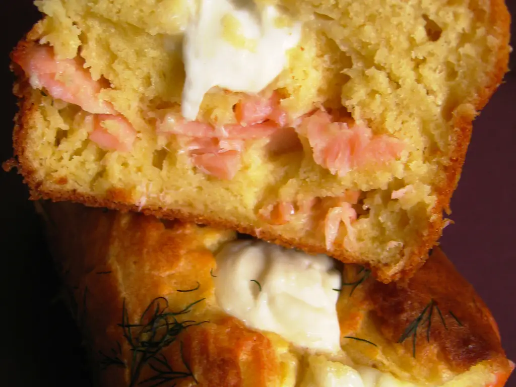 cake saumon et mozzarella