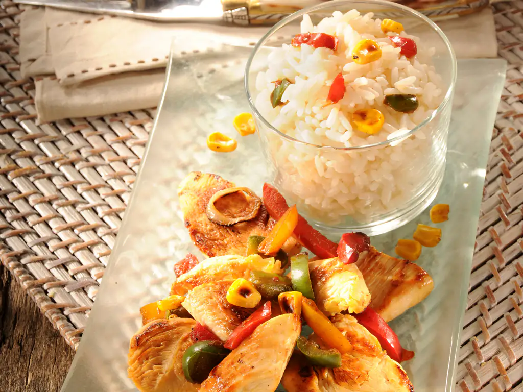 chili verde (poulet au citron et au maïs)
