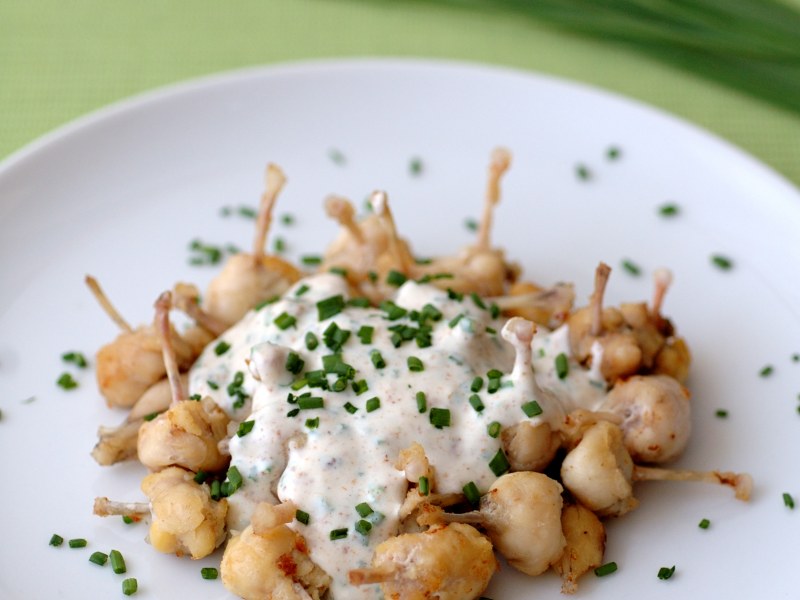 Cuisses De Grenouilles A La Creme Et A La Ciboulette Recette De