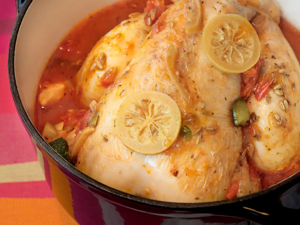 poulet provençal aux citrons confits