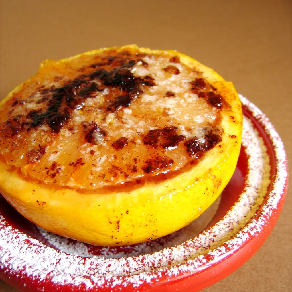 Pamplemousses Gratines A La Cannelle Recette De Pamplemousses Gratines A La Cannelle