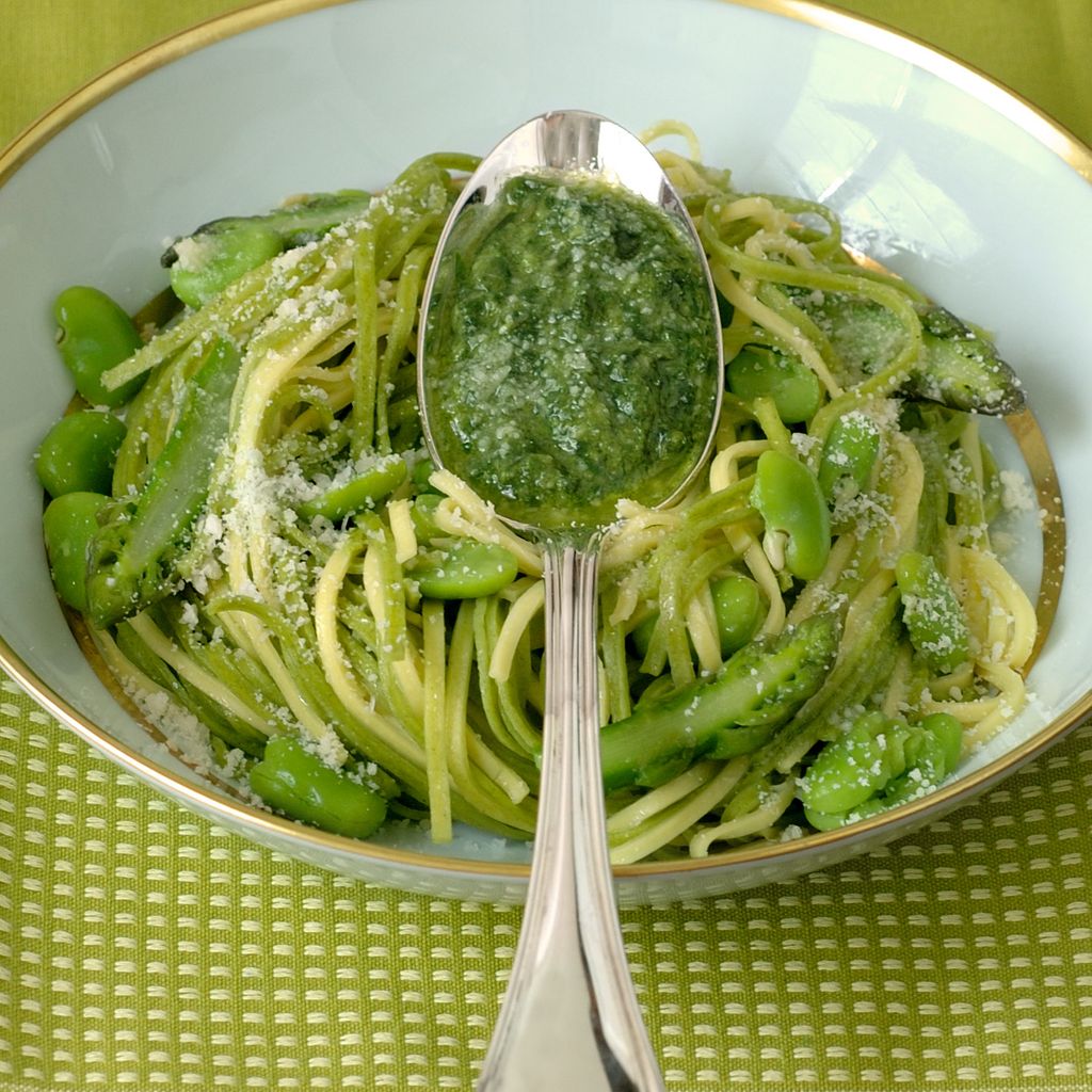 Spaghettis aux petits légumes - Recettes - EpiSaveurs