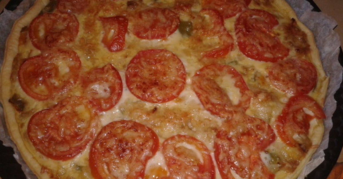 Quiche Au Thon Poivron Et Tomate Recette De Quiche Au Thon Poivron