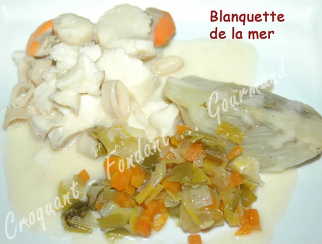 Blanquette De La Mer : Recette De Blanquette De La Mer