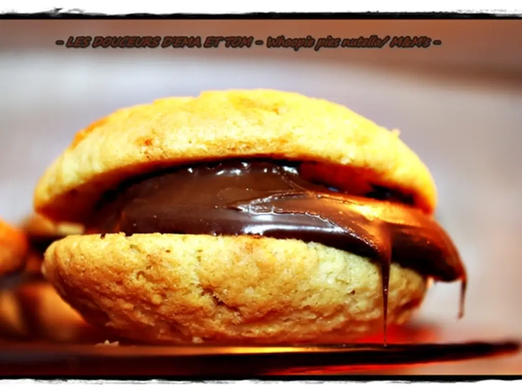 whoopie pies aux m&m's