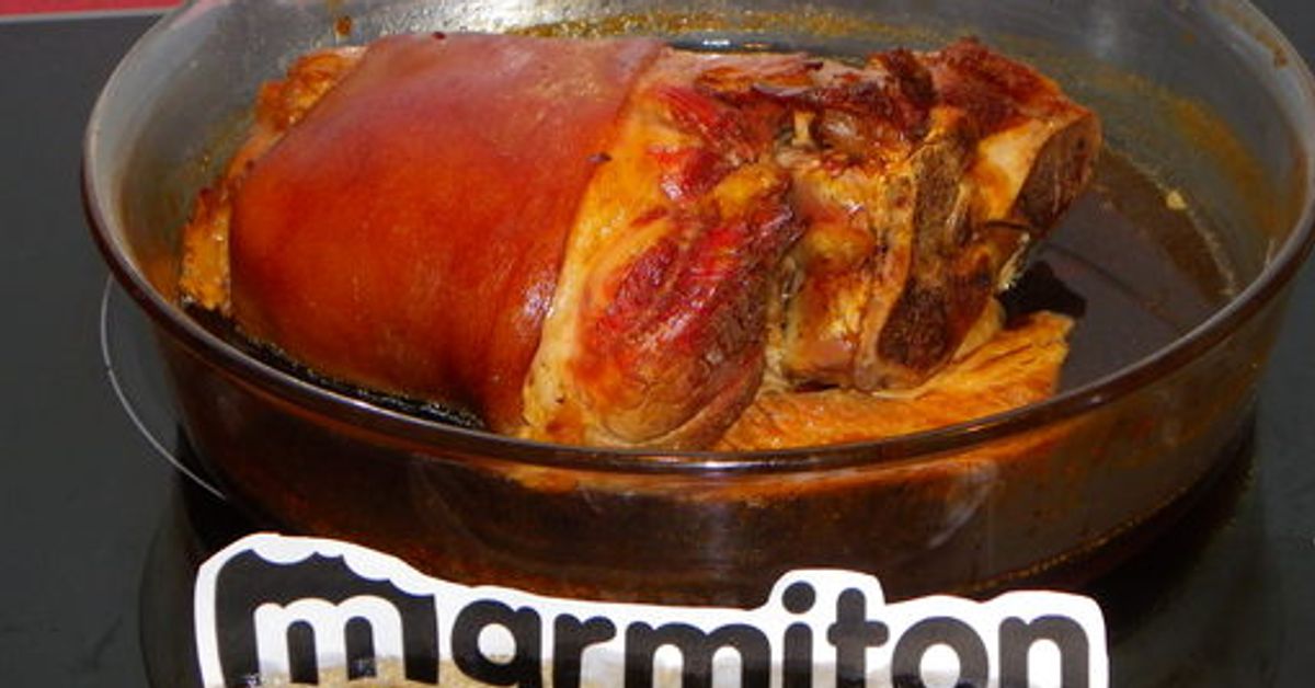 Jarret de porc braisé à la bière brune recette de Jarret de porc