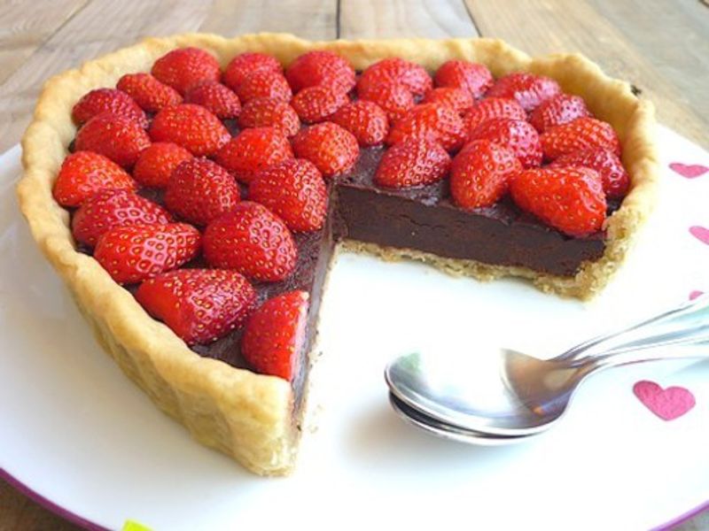 Tarte Fraise Chocolat Simple Recette De Tarte Fraise Chocolat Simple