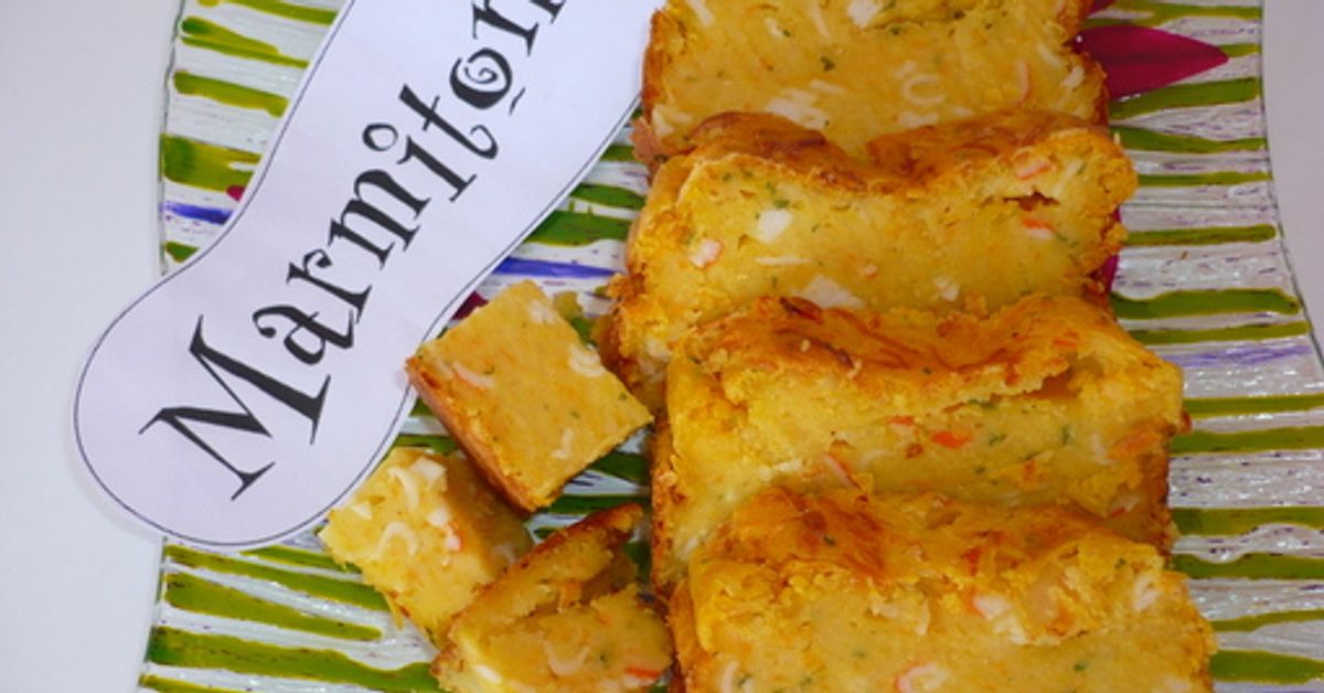 Cake surimi et carottes au curry recette de Cake surimi et carottes