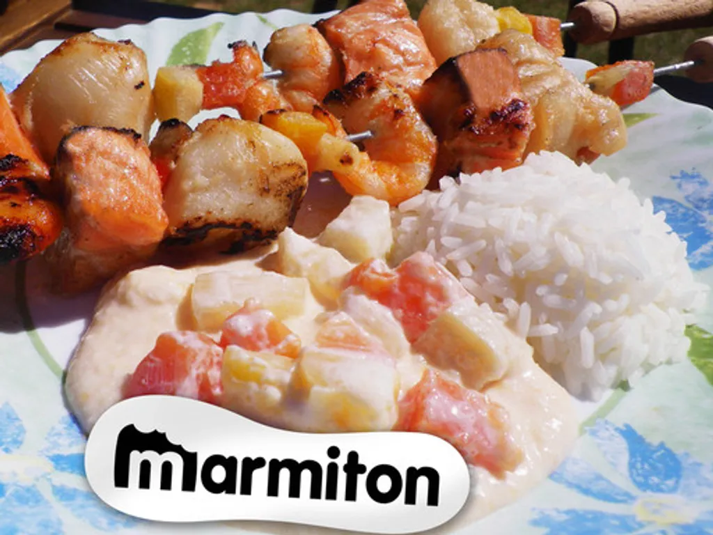 brochette de la mer exotique