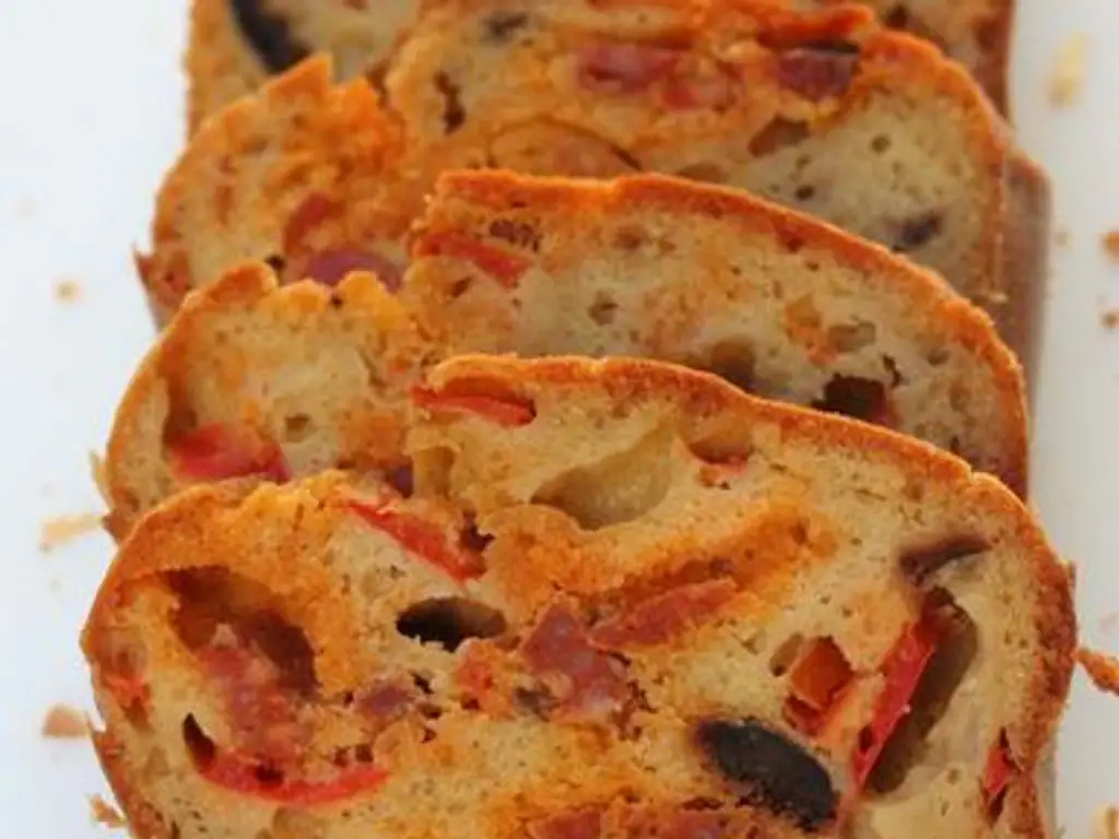 cake au chorizo et aux olives noires