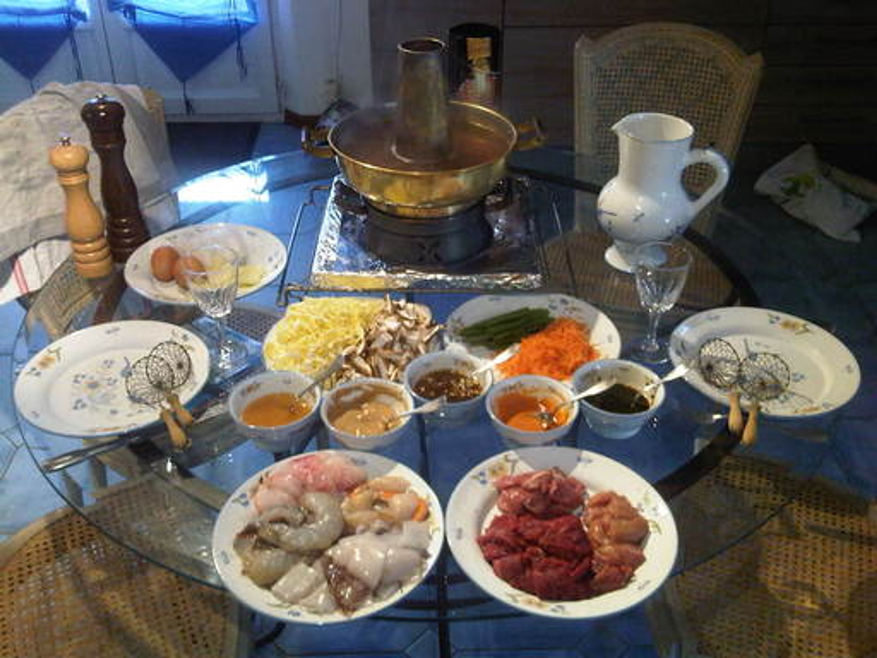 Fondue Chinoise/Vietnamienne Recette de Fondue Chinoise/Vietnamienne