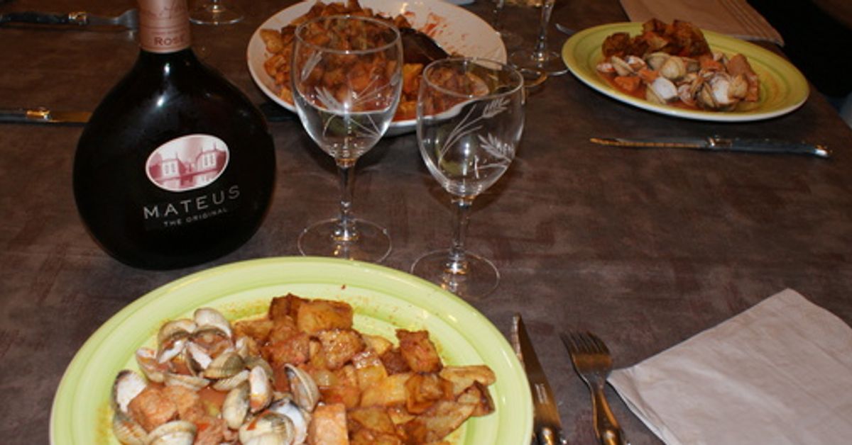 Carne de porco alentejana (Emincé de porc aux vongoles) recette portugaise recette de Carne de
