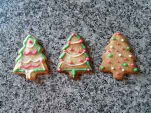 Petits sablés de Noël décorés