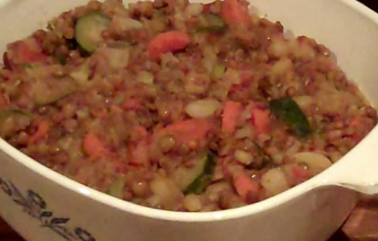Casserole de légumes aux lentilles Recette de Casserole de légumes aux lentilles Marmiton