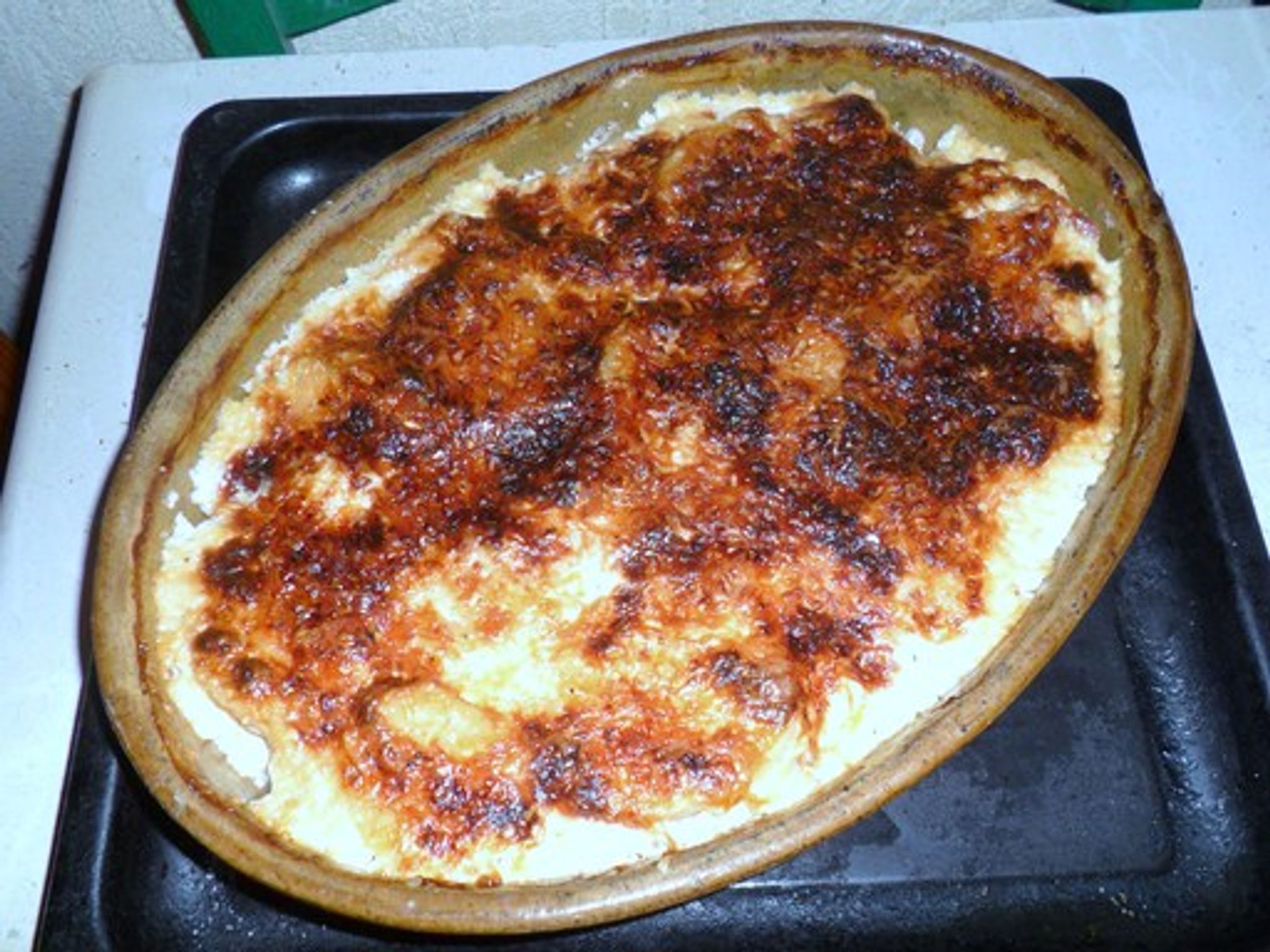 Gratin dauphinois au jambon et aux lardons Recette de Gratin