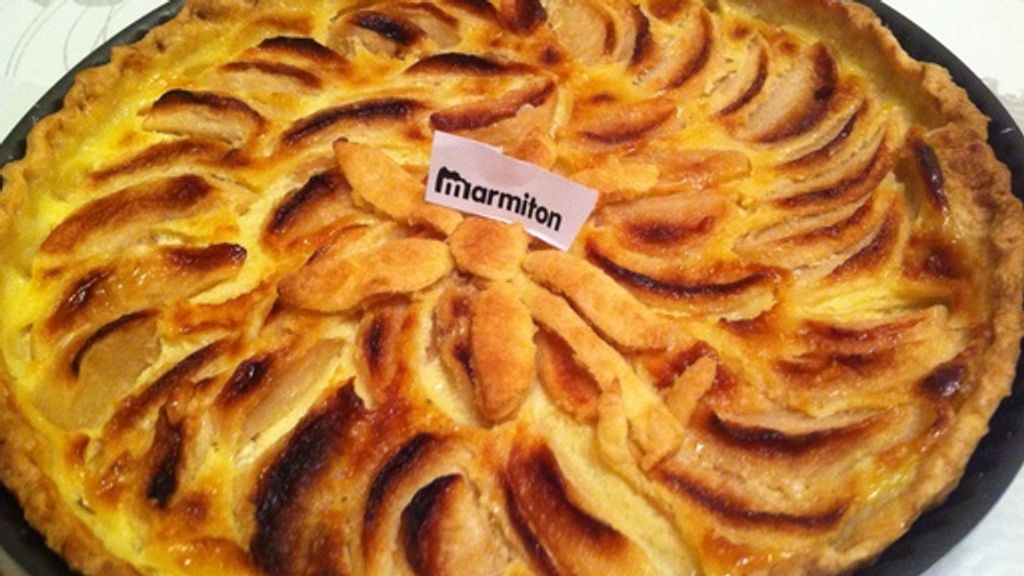 Tarte Aux Pommes A L Alsacienne Recette De Tarte Aux Pommes A L Alsacienne