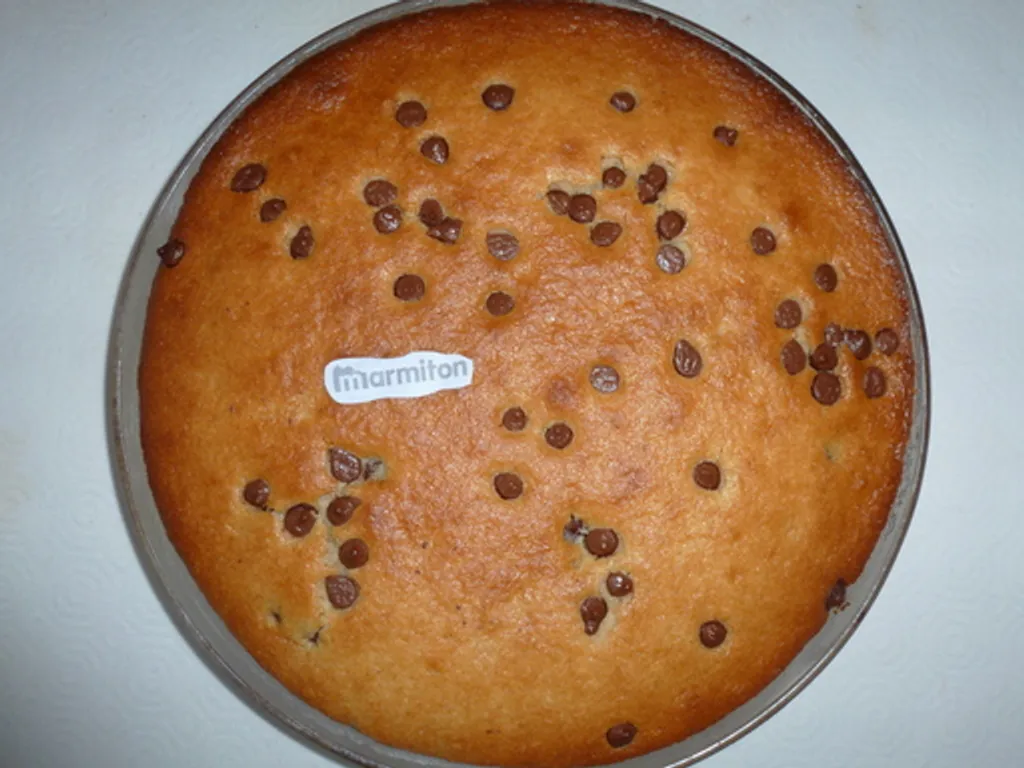 cake amandes et pépites de chocolat
