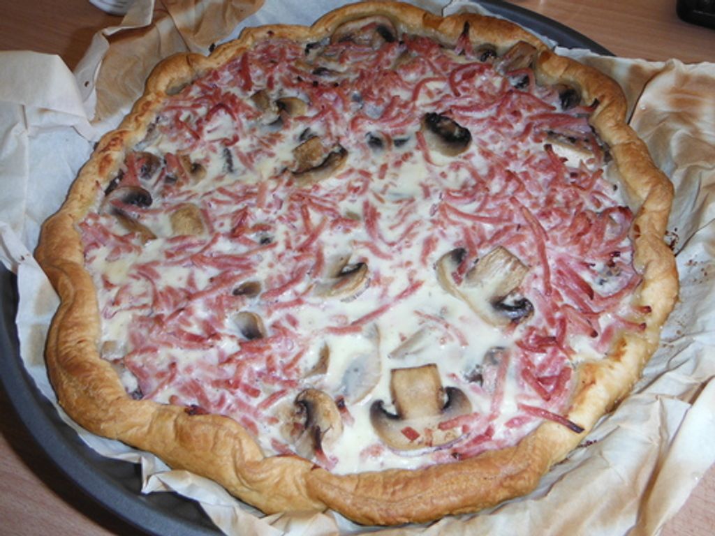 Quiche Aux Champignons : Recette De Quiche Aux Champignons