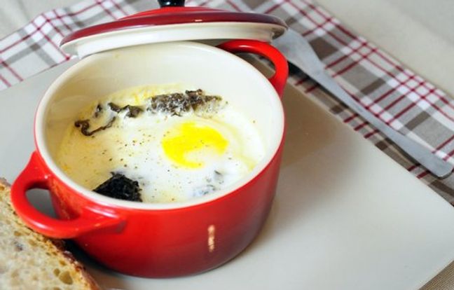 Oeufs Cocotte Aux Morilles : Recette De Oeufs Cocotte Aux Morilles ...