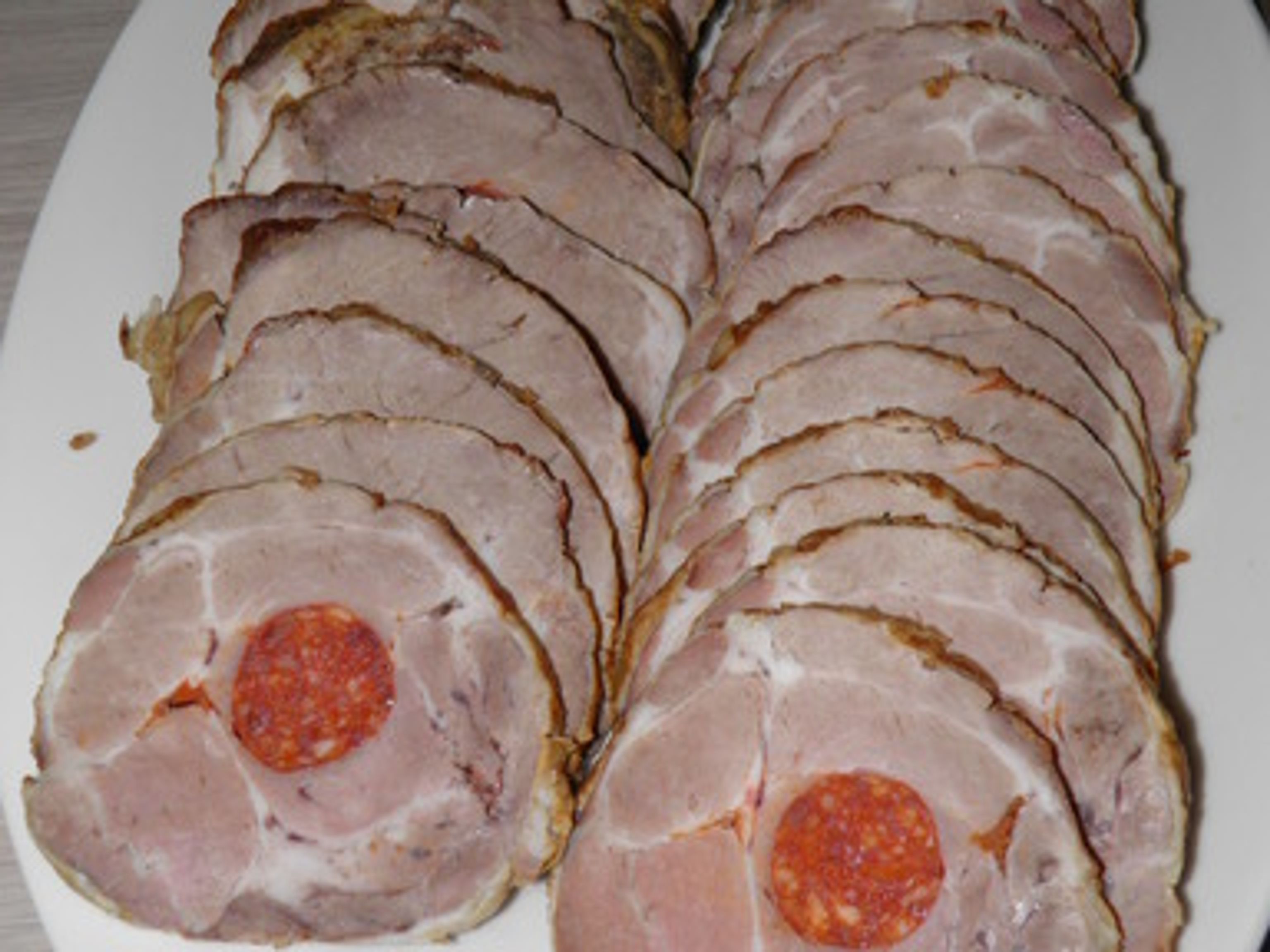 Rôti de porc farci au chorizo