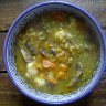 Soupe de pois cassés et légumes façon minestrone