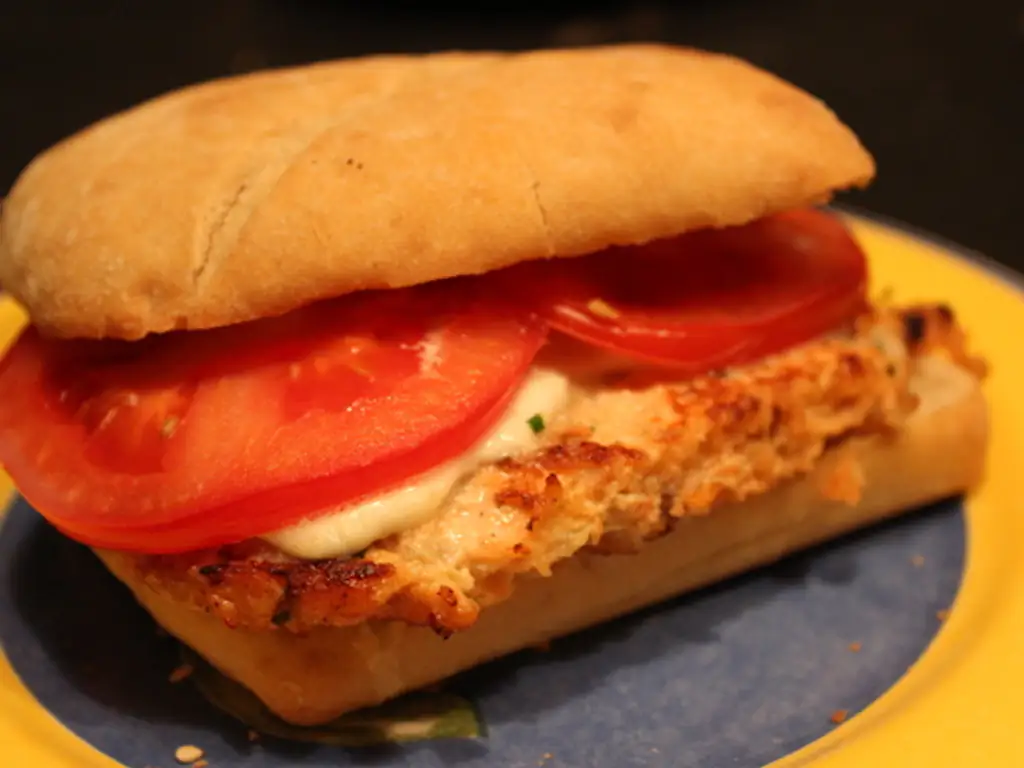 hamburger au saumon