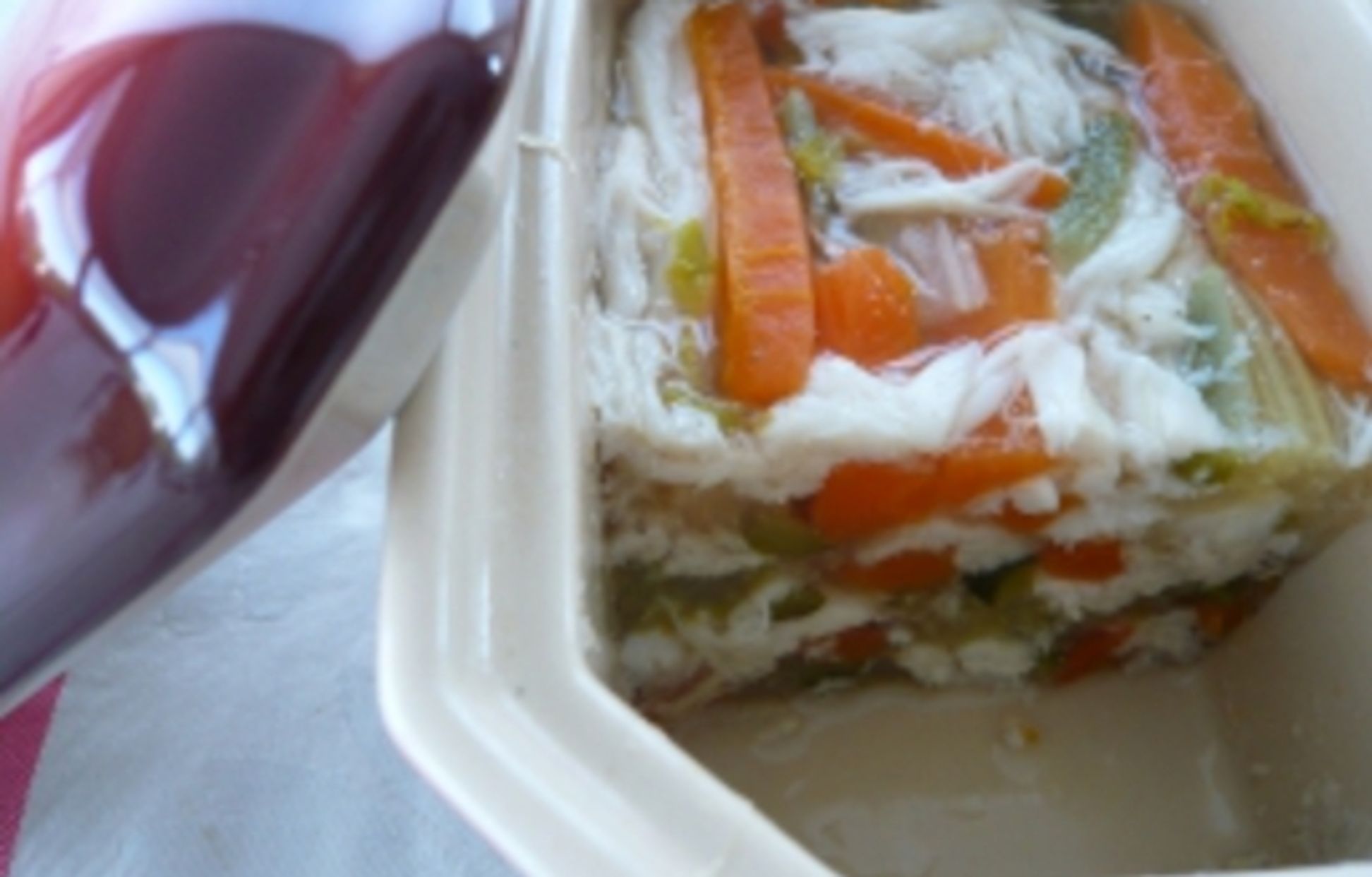 Terrine d'aile de raie, carottes et céleri Recette de Terrine d'aile de raie, carottes et