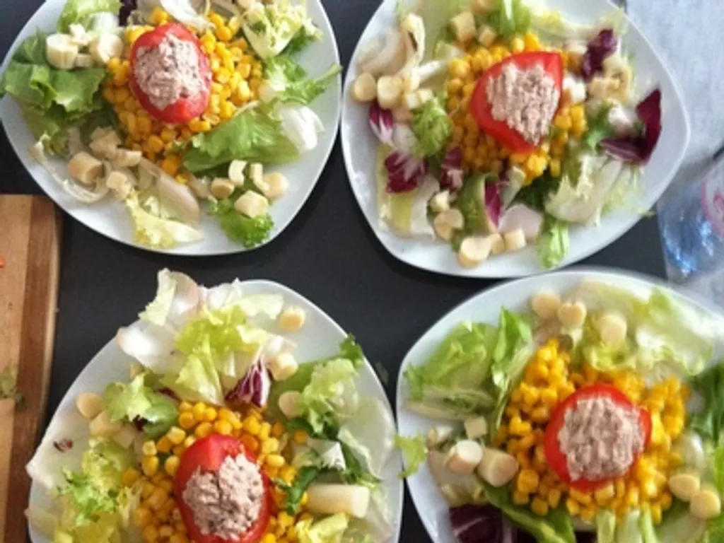 apéritif tomates/thon