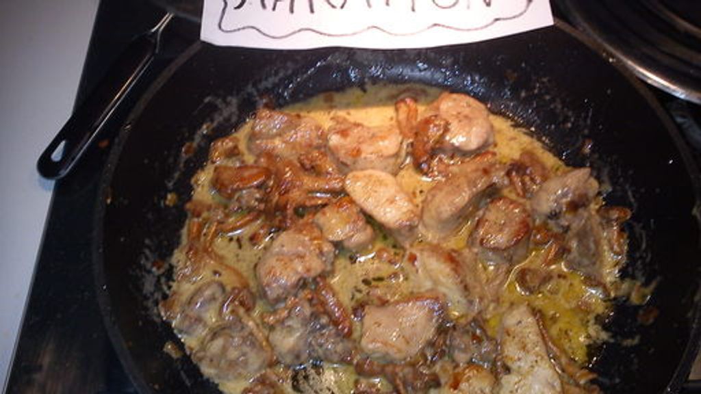 Ris de veau aux girolles