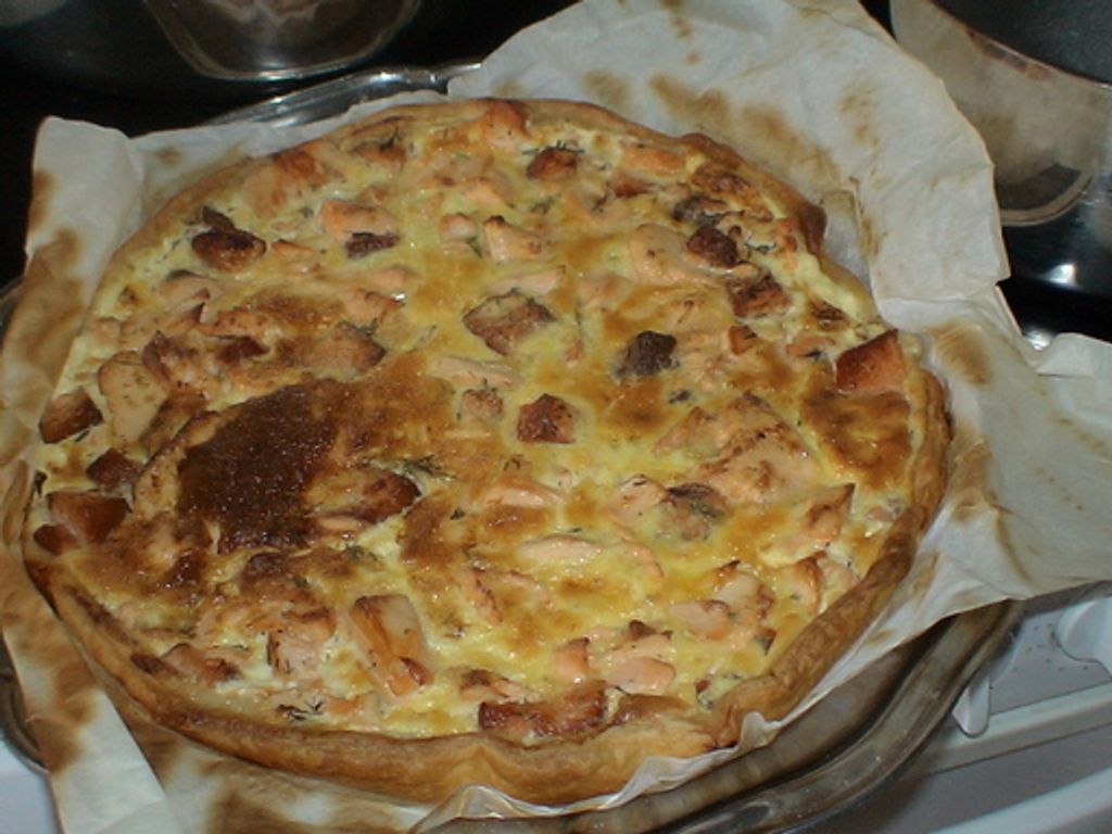 Tarte Au Saumon Facile Recette De Tarte Au Saumon Facile