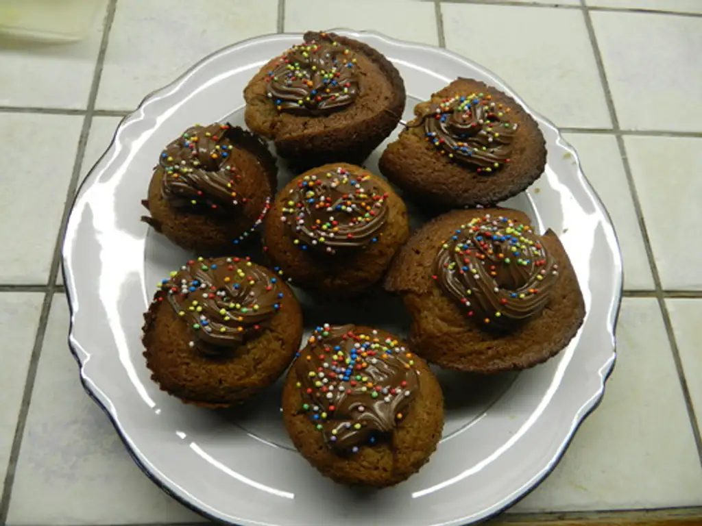 muffins pralinés au nutella