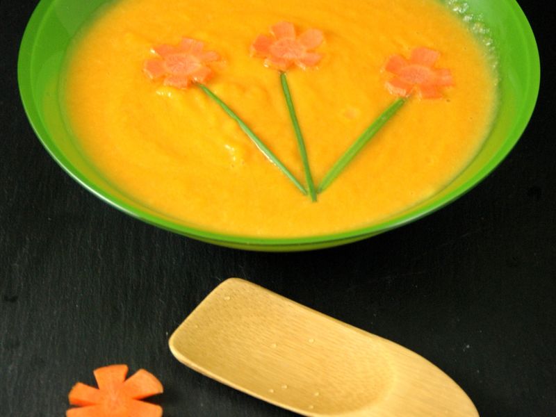Petite Soupe De Carottes Au Lait De Coco Recette De Petite Soupe