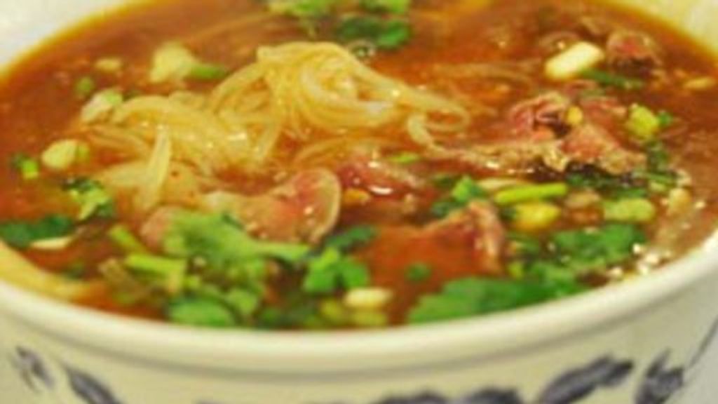 Recette asiatique : soupe de nouilles chinoises au bœuf