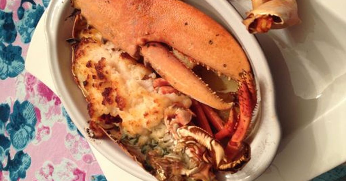 Homard rôti au beurre de crevettes : recette de Homard rôti au beurre ...
