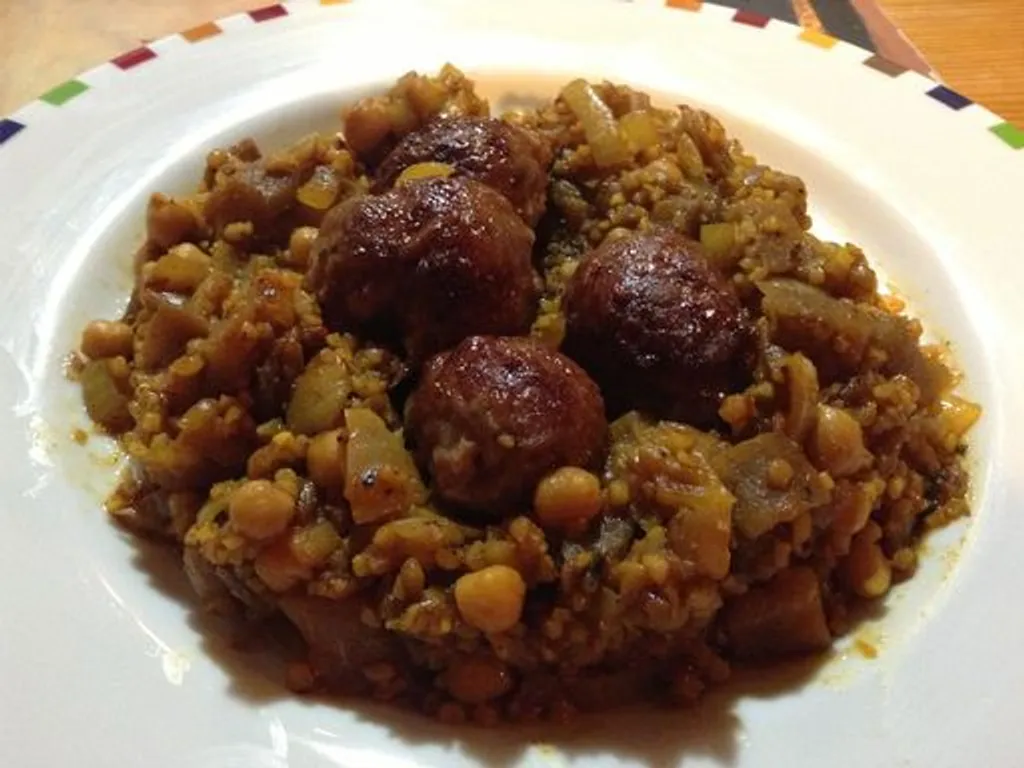 boulgour aux aubergines