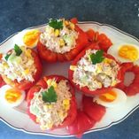 Tomates Farcies Froides : Recette De Tomates Farcies Froides - Marmiton