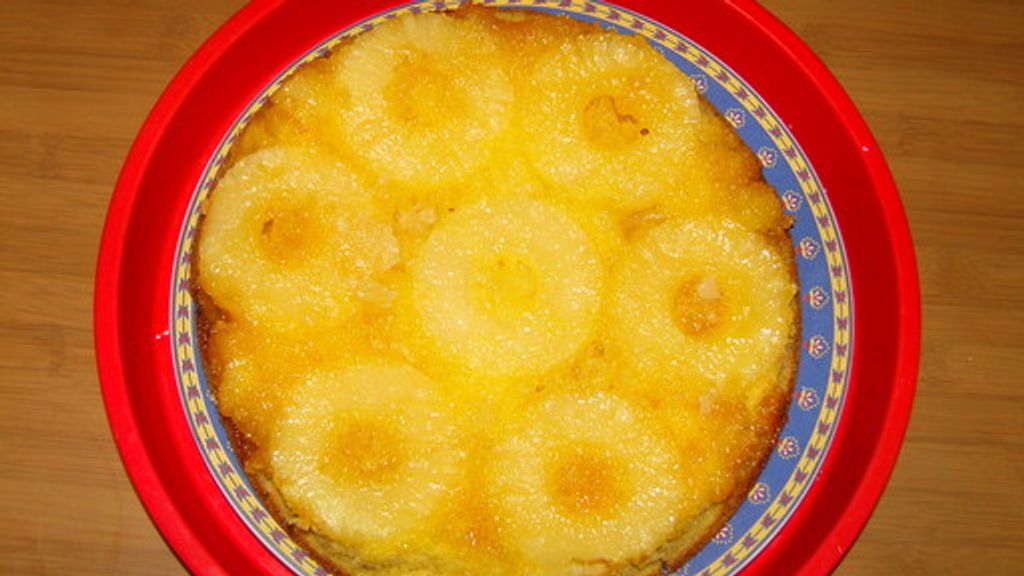 Gateau Imbibe A L Ananas Caramelise Recette De Gateau Imbibe A L Ananas Caramelise