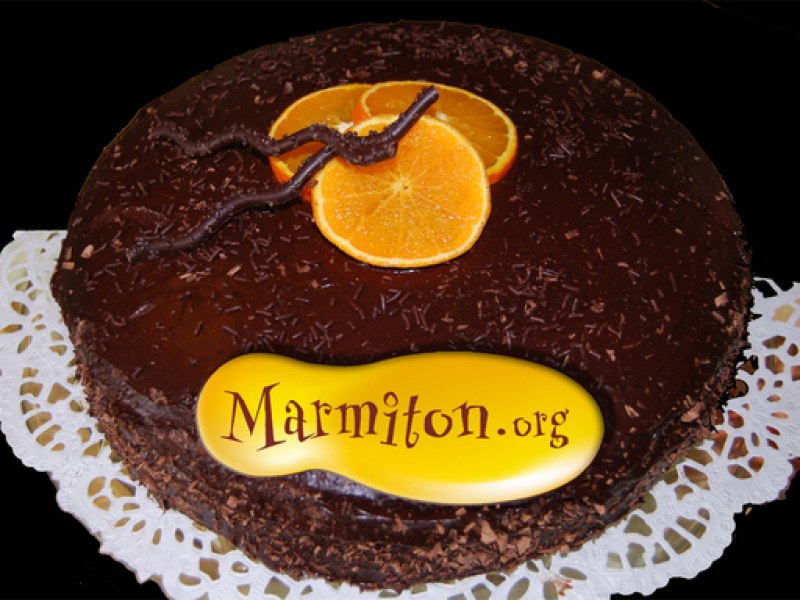 Choco Mandarine Genoise A La Mandarine Et Sa Creme Au Beurre Au