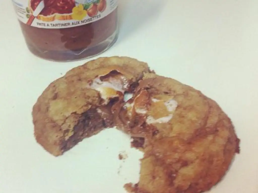 cookies marshmallows et nutella