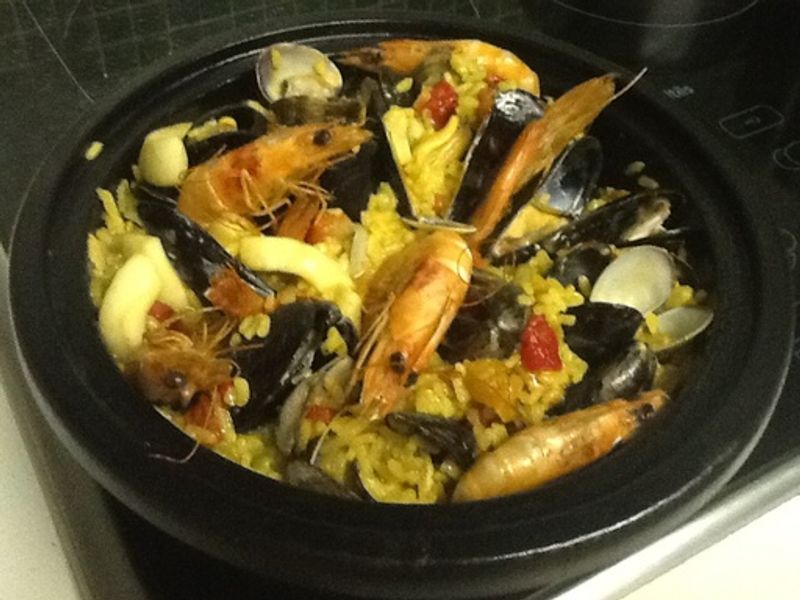 Paella De Fruits De Mer Espagnole Recette De Paella De Fruits De