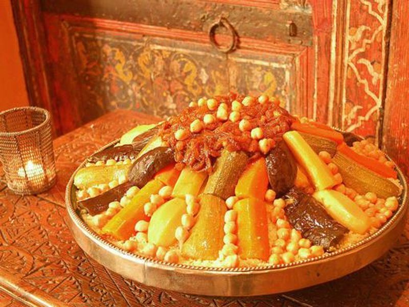 recette couscous marocain agneau merguez