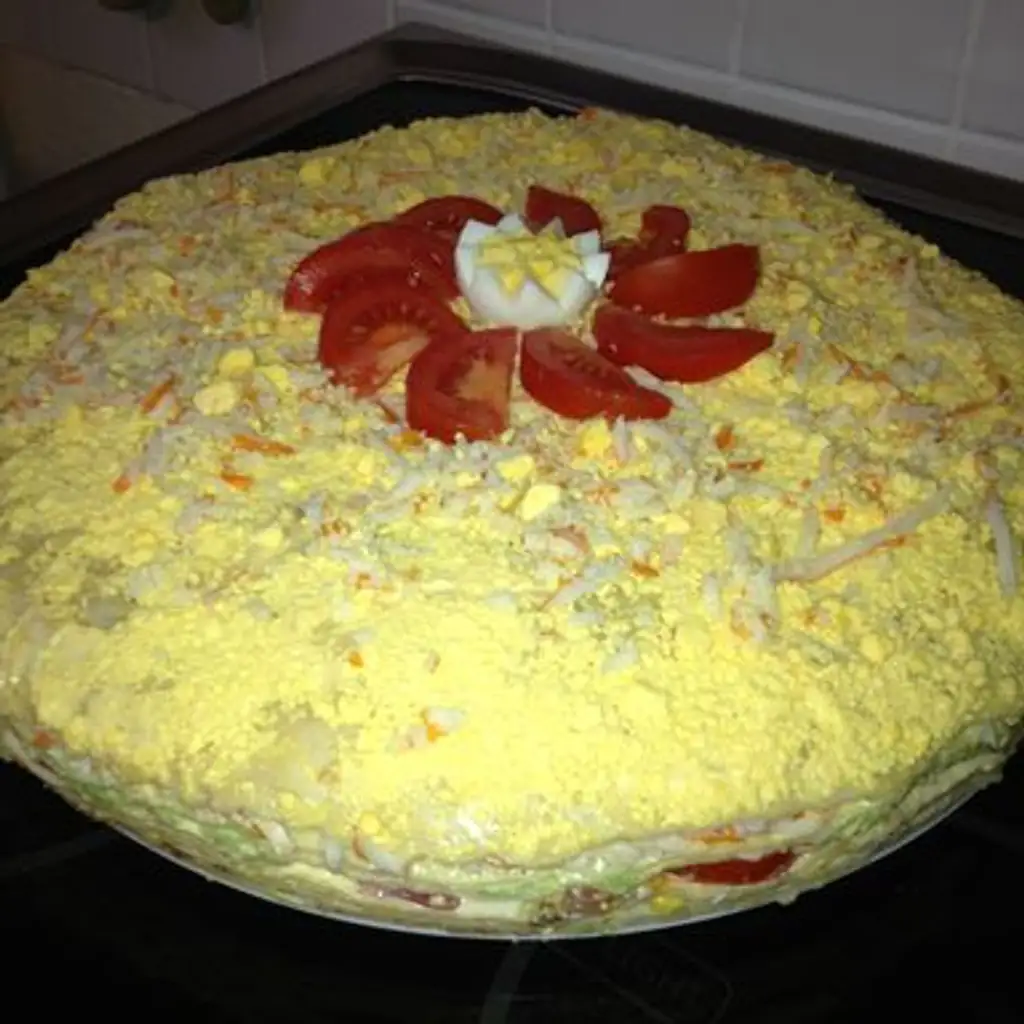 Gateau De Crepes A La Mayonnaise Recette De Gateau De Crepes A La Mayonnaise
