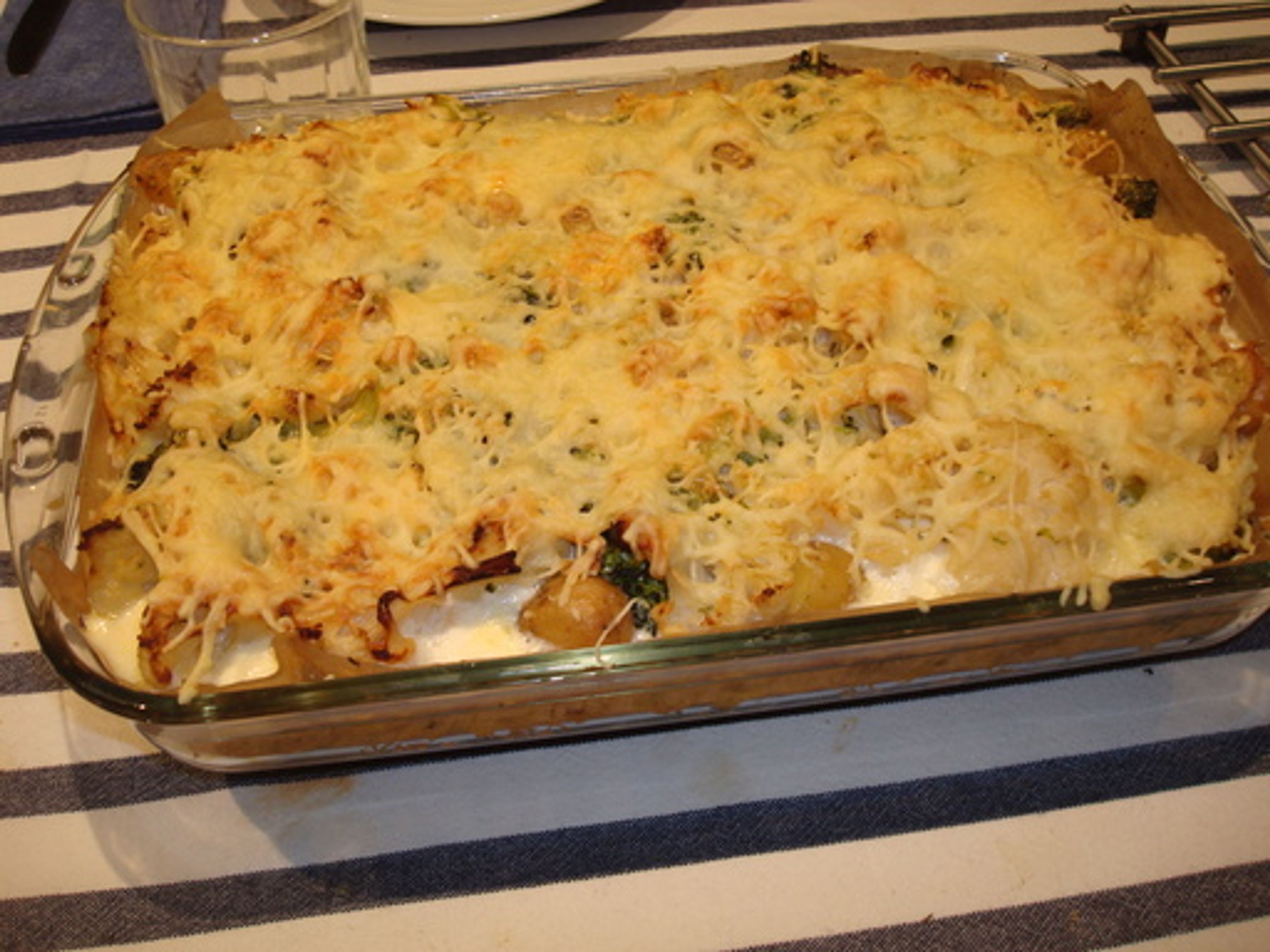 Gratin complet brocolis choufleur Recette de Gratin complet brocolis
