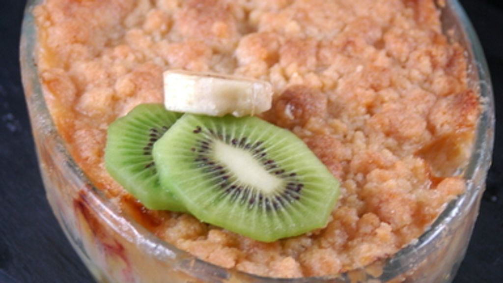 Crumble Banane Kiwi Recette De Crumble Banane Kiwi