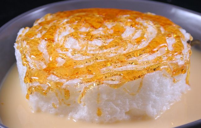 Ile flottante à la crème anglaise au micro-ondes : Recette de Ile ...