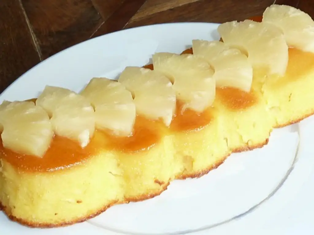 flan ananas noix de coco